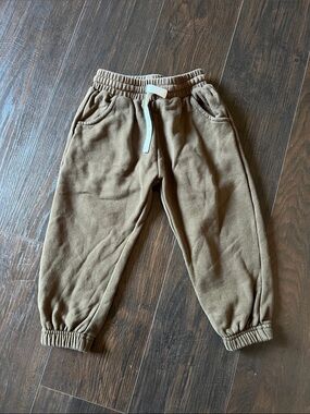 Little Bipsy Brown Kids Jogger Pants with Drawstring